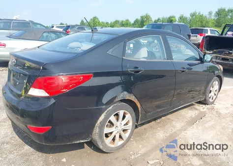 2012 Hyundai Accent Gls z USA, uszkodzony, nr VIN KMHCU4AE5CU129248